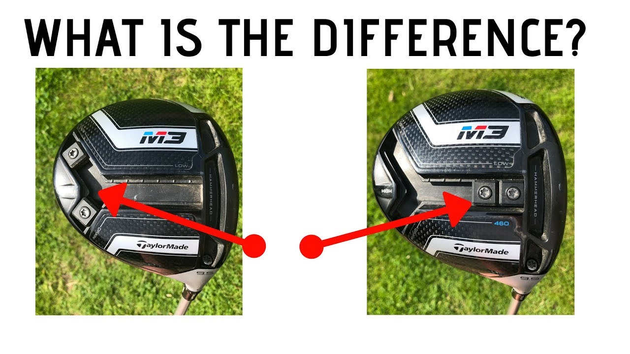 TAYLORMADE M3 DRIVER WEIGHTS - FRONT vs BACK TESTED