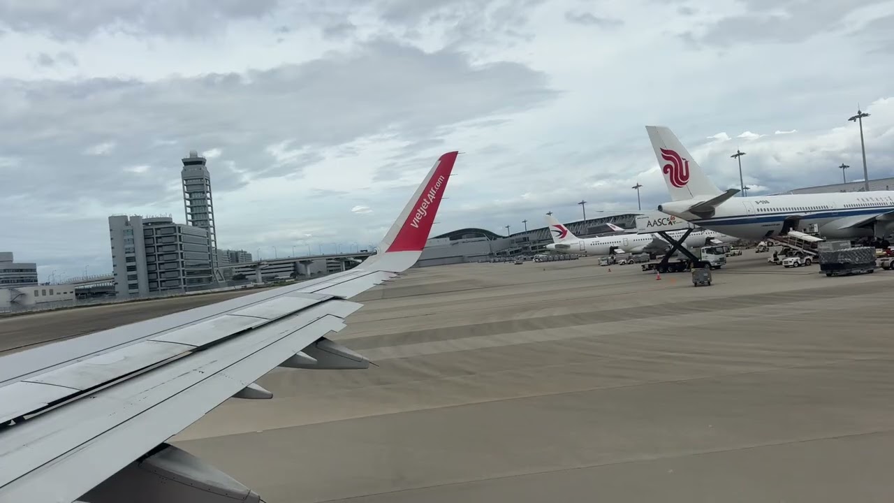 越捷航空-VZ567 日本關西機場KIX-台北TPE飛行紀錄-起飛