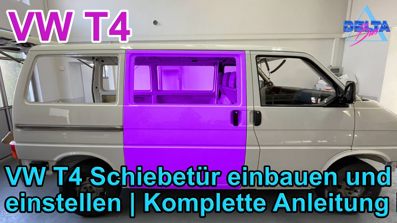 VW T4 Schiebetür einbauen und einstellen | Komplette Anleitung inkl. Teilenummern und Werkzeug