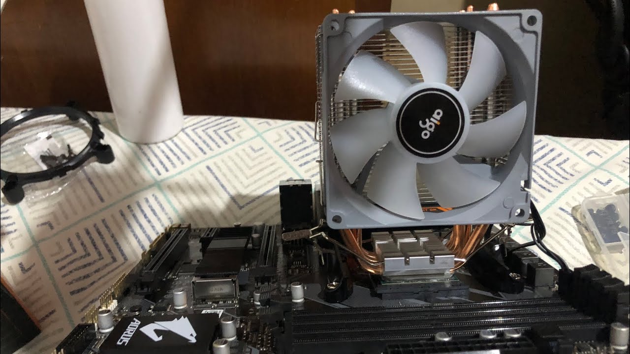 Unboxing e instalação air cooler Aigo ICE400SE do AliExpress