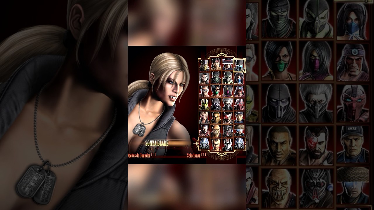 Fazendo um Combo com um personagem aleat&oacute;rio na roleta Mortal Kombat 9 - Sonya Blade