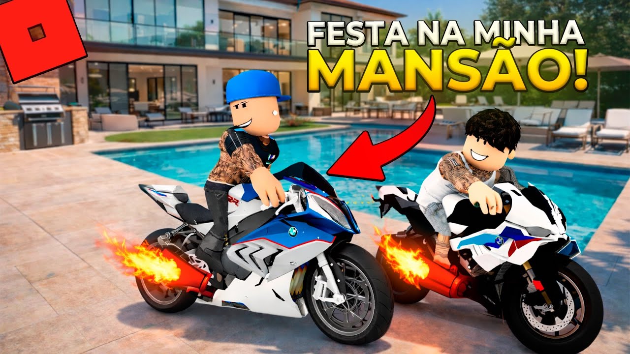 DEU POLÍCIA! Estourei o motor da S1000rr no condomínio! 😱🏍️ | Roblox RP
