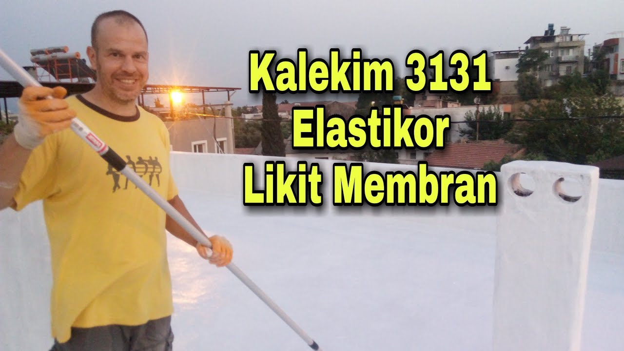 Kalekim 3131 elastikor likit membran ile beton çatı nasıl izole edilir? (Amatör)