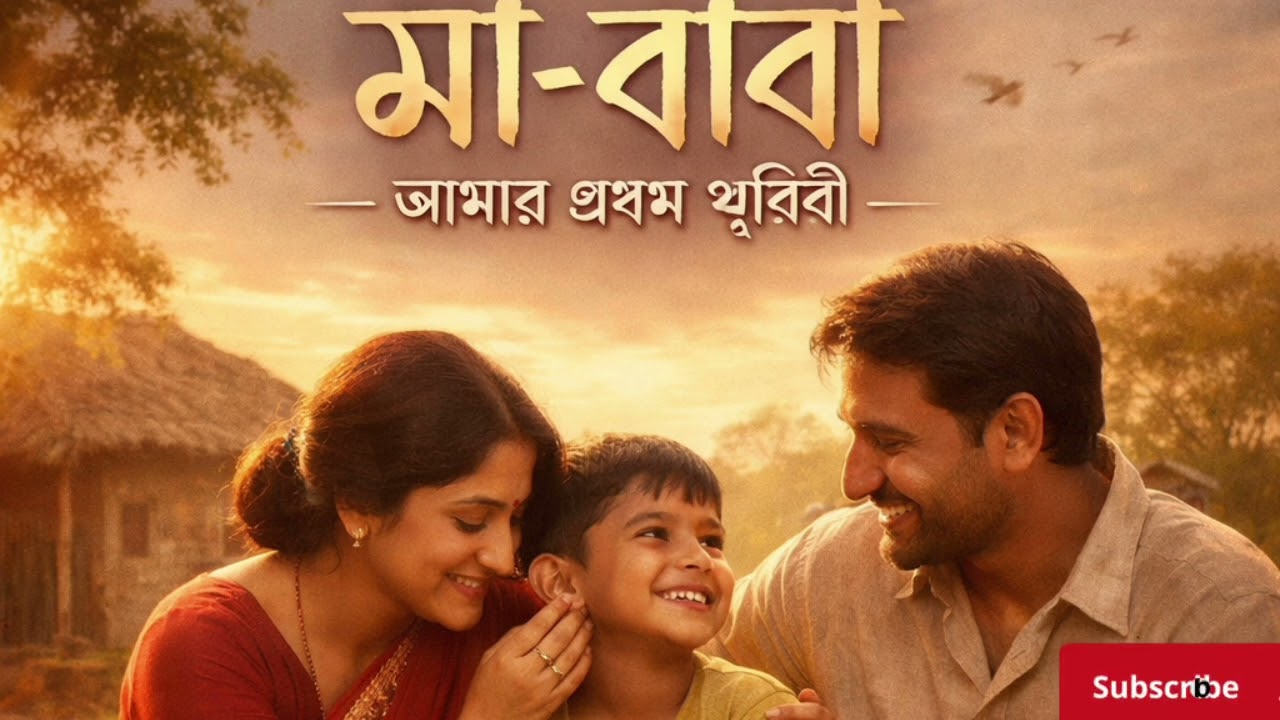 মা–বাবা | আমার প্রথম পৃথিবী | Soulful Heart Touching Parents Song | Emotional Bengali Song