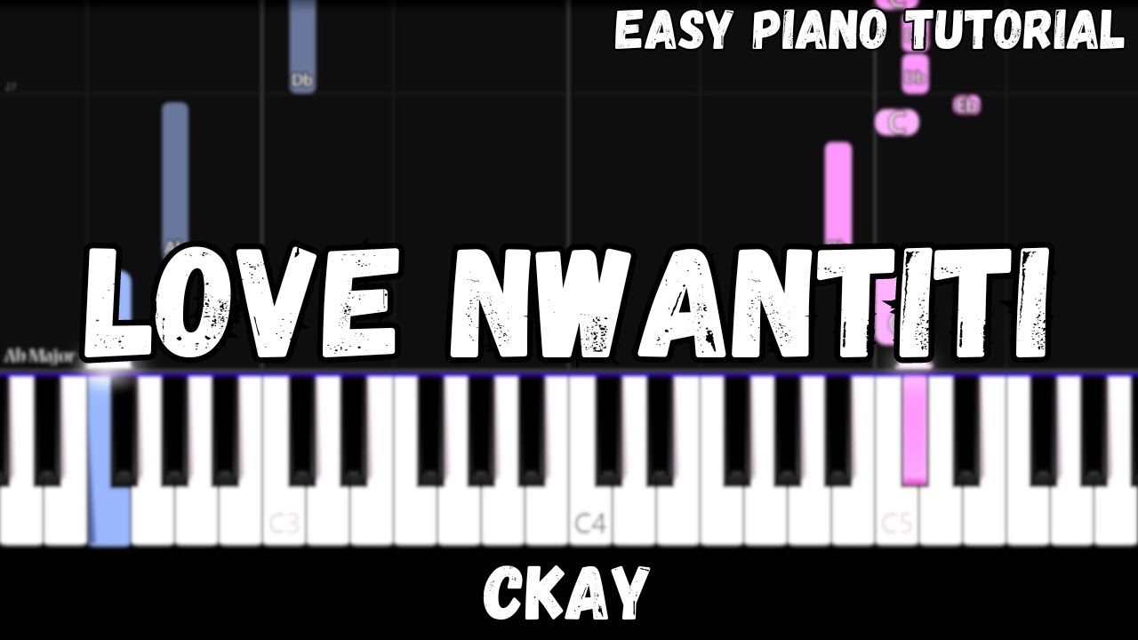 CKay - Love Nwantiti (Easy Piano Tutorial)