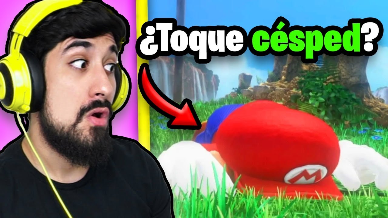 SI TOCO CÉSPED CAMBIO DE JUEGO 😳 | SUPER MARIO BROS