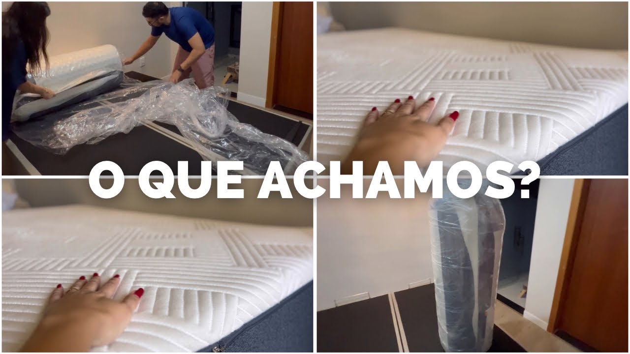 Troquei meu colchão Emma premium Hybrid e cama box baú Emma