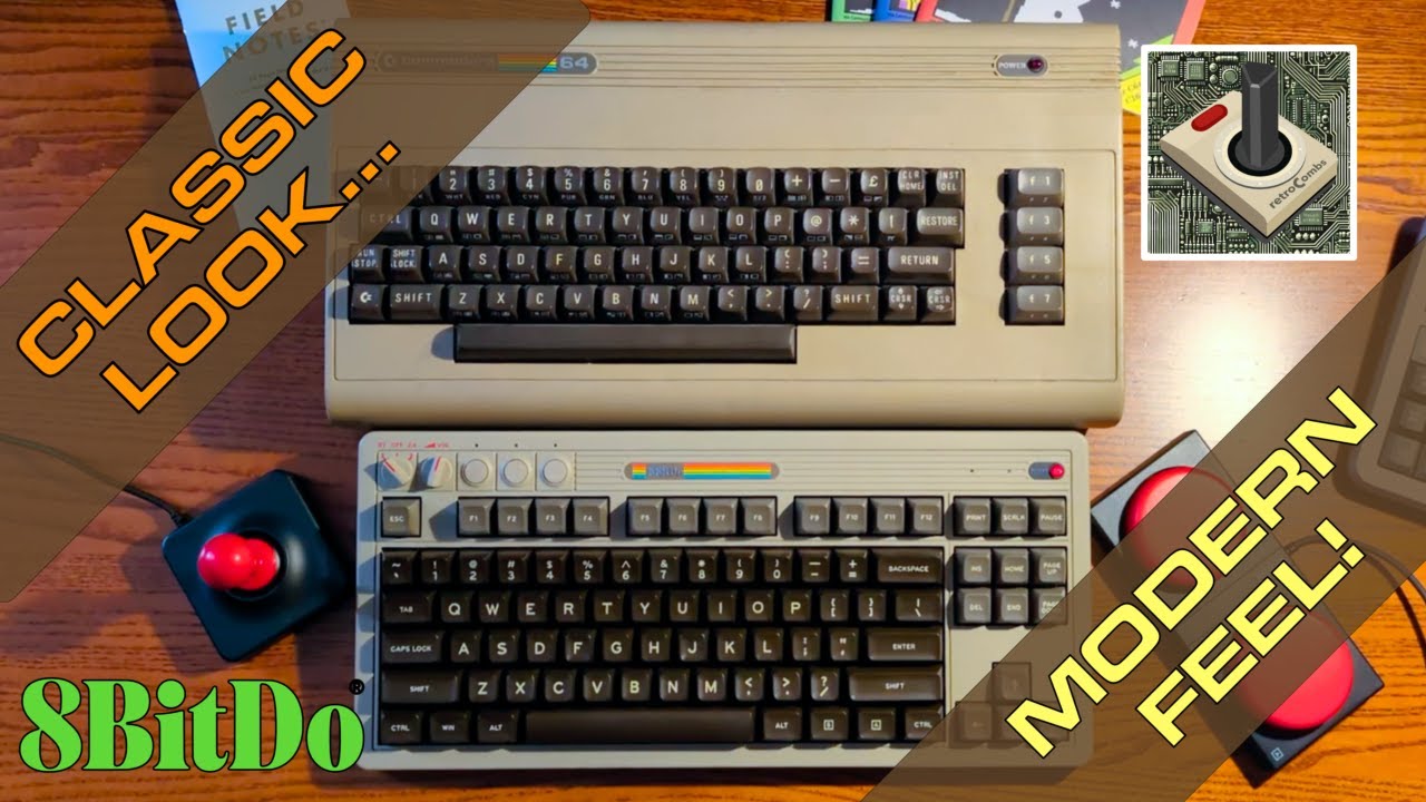 ⌨️️ Посмотрите, как эта клавиатура 8BitDo C64 оживляет историю вычислительной техники!