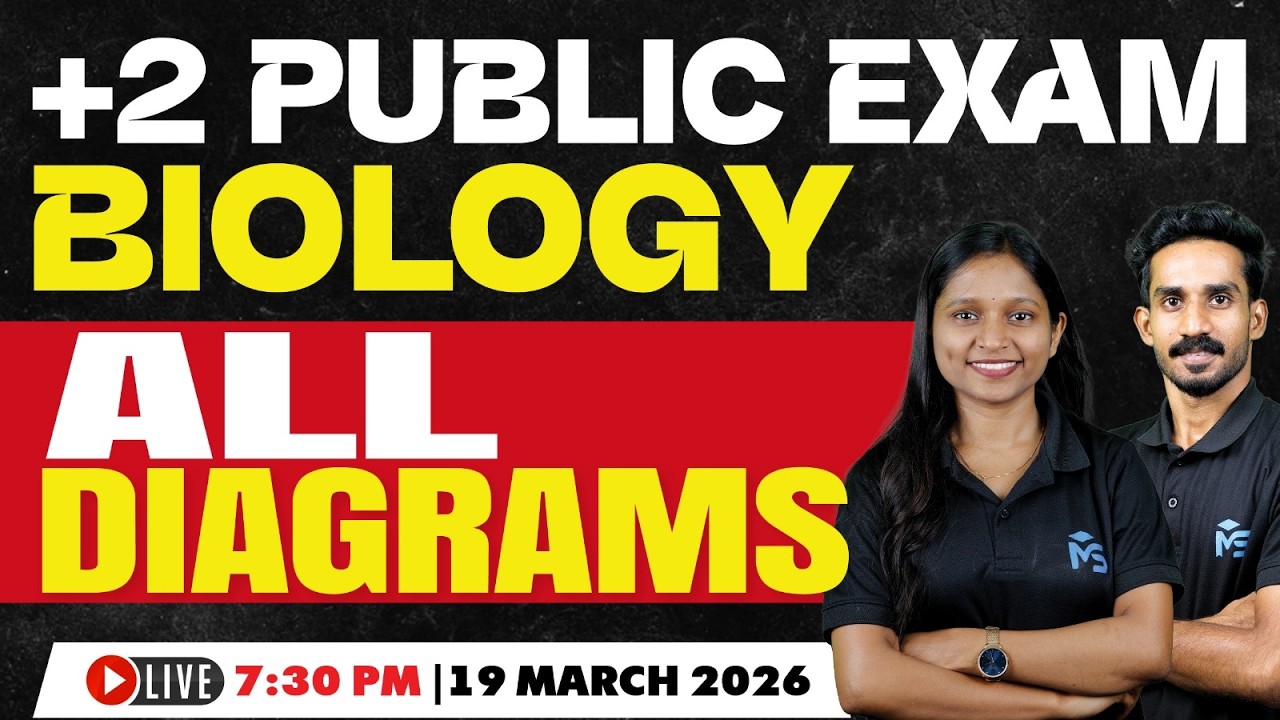 Plus Two Public Exam 2026 | Biology All Diagrams  | LIVE | MS SOLUTIONS