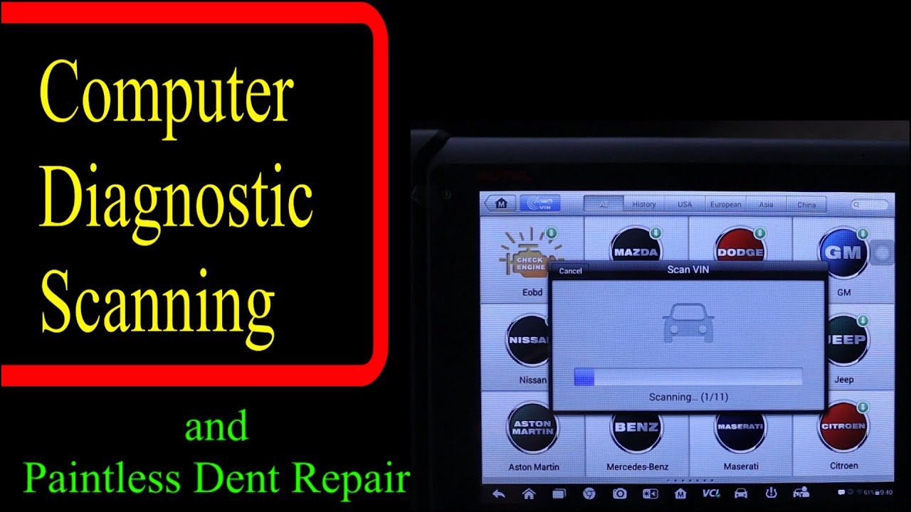 Computer Diagnostic Pre and Post Scan Complete Walkthrough - Sioux Falls Dent Repair
