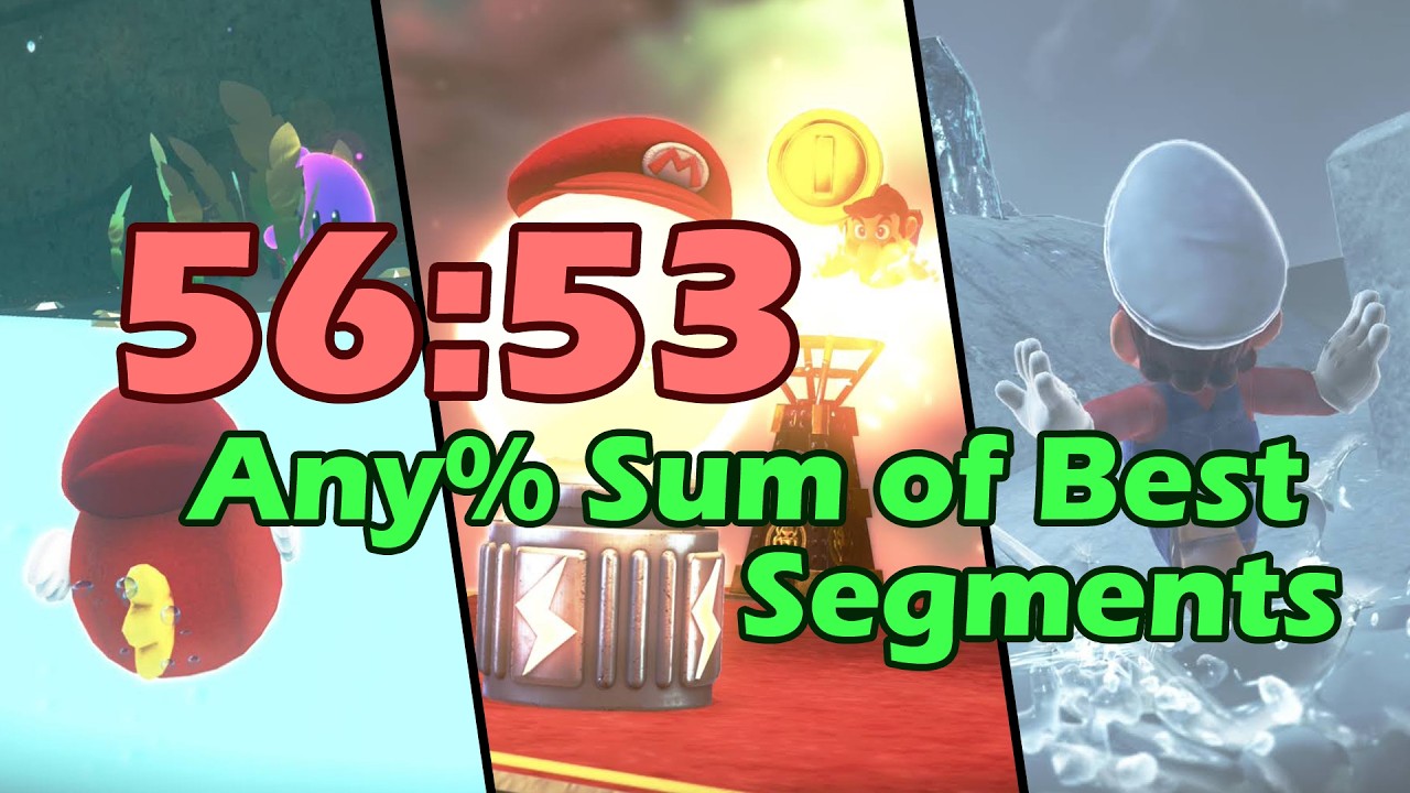 SMO Any% Sum of Best Segments (56:53)