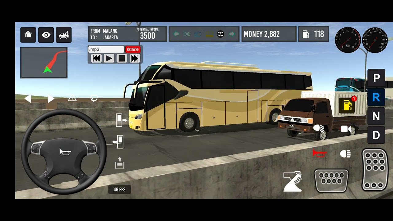 HOW TO DRIVE LUXURIOUS VOLVO BUS 🚌 IN MOBILE HOME VIA INDONESIA BUS 🚐 SIMULATOR FULL VIDEO.