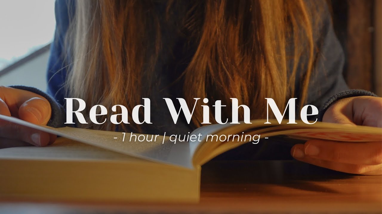 A Quiet Morning Read With Me 🍃 | 1 hour real-time, asmr page flipping sounds, no music