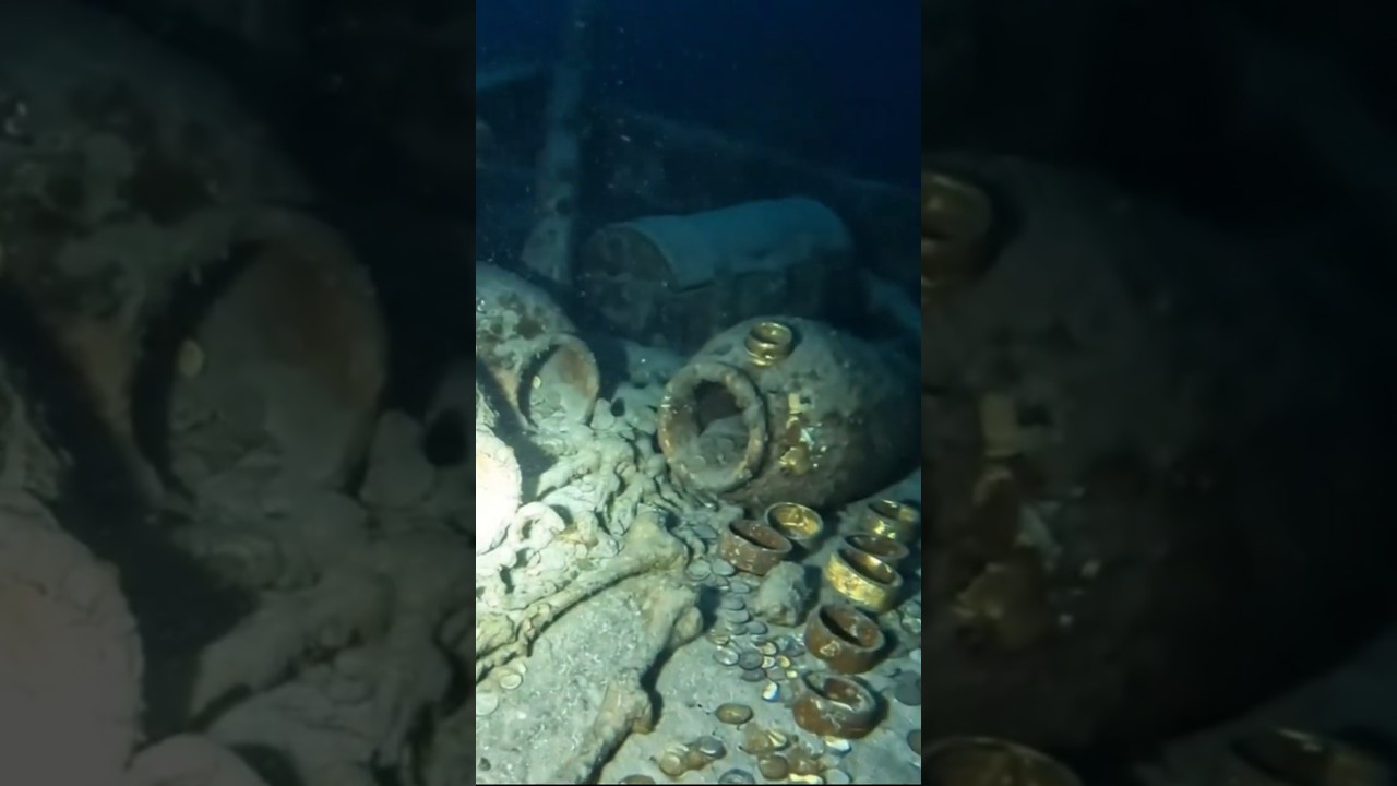 Diver Finds a Lost Gold Treasure Deep Under the Sea