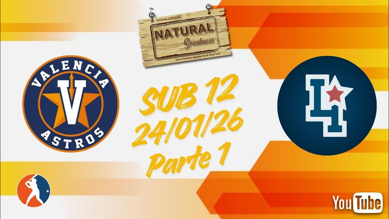Liga Autonómica Sub 12 2025-26 Astros Naranja - La Isla (24/01/26) Parte 1