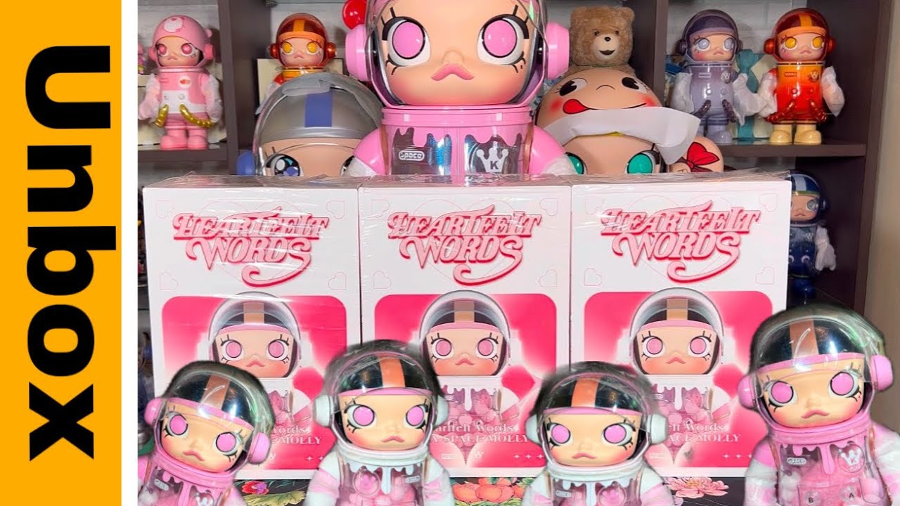 HEARTFELT WORDS Mega Space Molly Pop Mart SPECIAL & RARE Words #heartfelt #popmart #heartfeltwords
