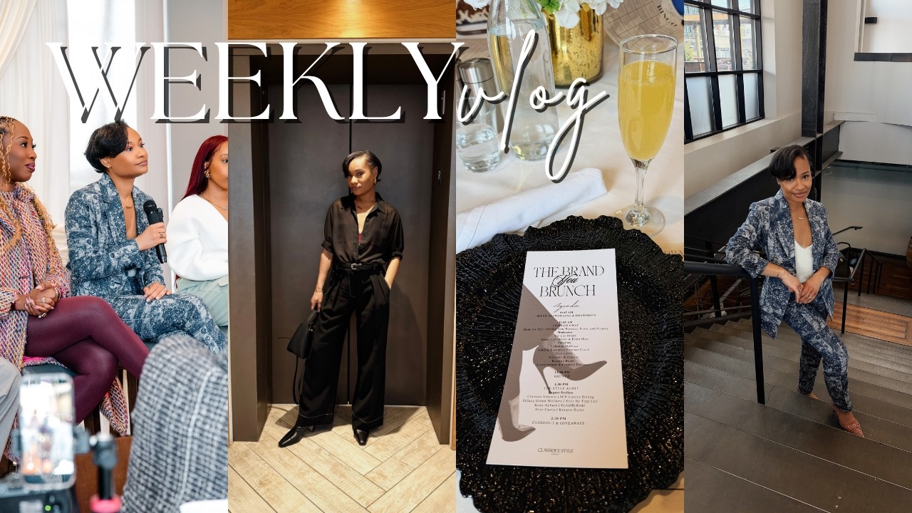 TODAY DRAINED ME, BRAND YOU BRUNCH, ANOTHER BRUNCH + MORE | WEEKLY VLOG