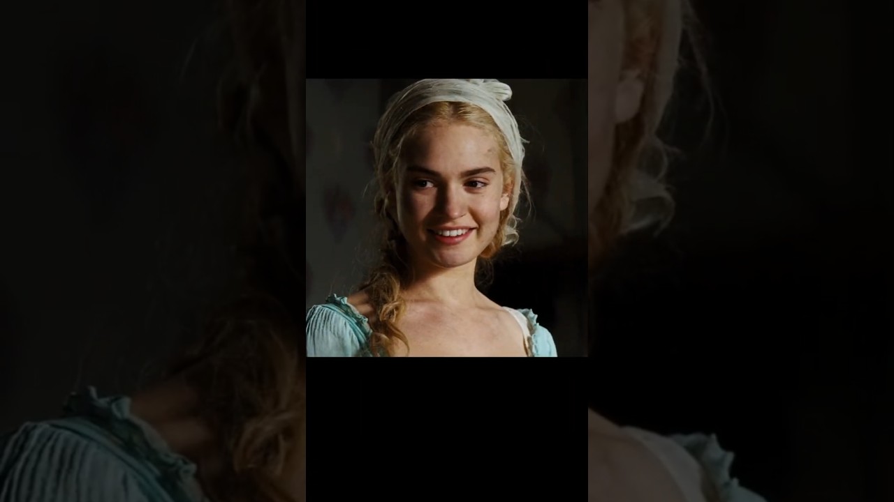 A Heart-Touching Moment That Will Make You Cry. #Cinderella #Disney #LilyJames #Камин #MovieScene