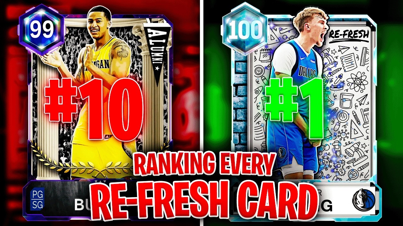 RANKING EVERY RE-FRESH CARD FROM WORST TO BEST IN NBA 2K26 MyTEAM!!