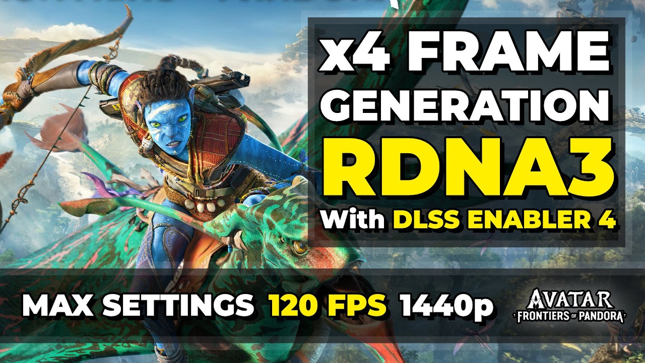 How to install Multi Frame Generation in Avatar: Frontiers of Pandora for RDNA3