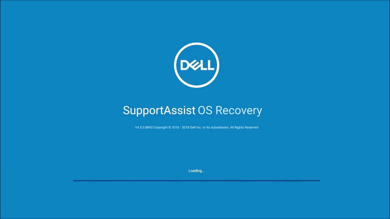 Clean Install of Windows 10 Using Dell Support Assist OS Recovery