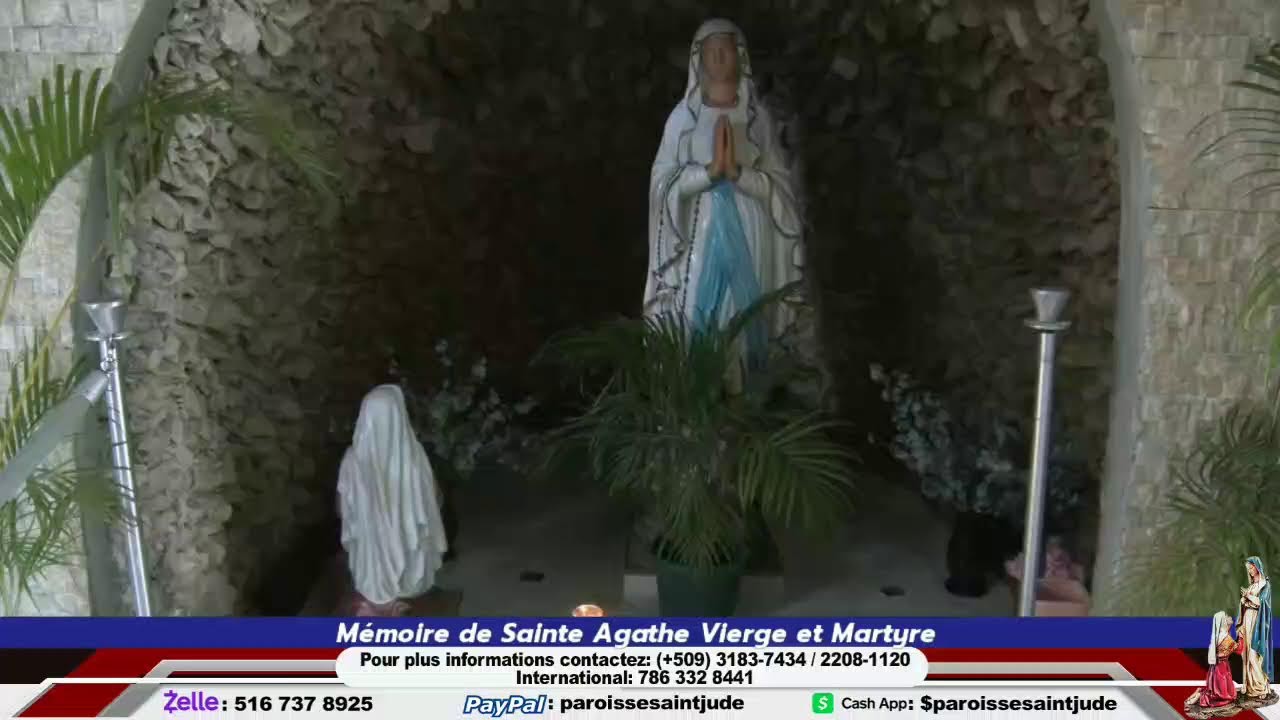 Jeudi 05 Février 2026 // Mémoire de Sainte Agathe Vierge et Martyre