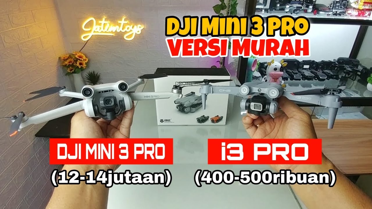 DJI MINI 3 PRO VERSI HOREE‼️ Unboxing i3 Pro / Z908 Pro Drone Dibawah 500 ribuan Terbaik
