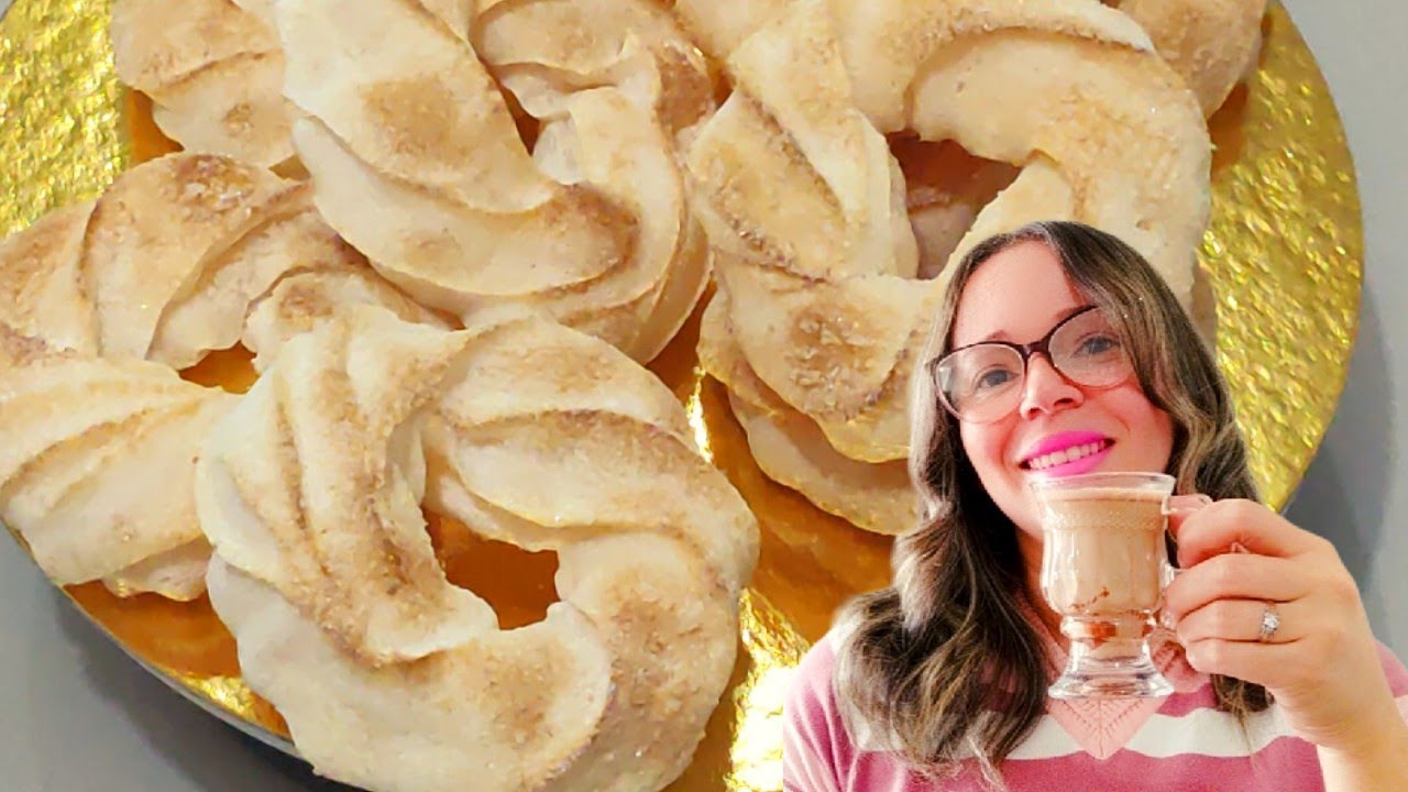 BISCOITO DE POLVILHO DOCE ASSADO/ ROSCA AMERICANA. #biscoitodepolvilho