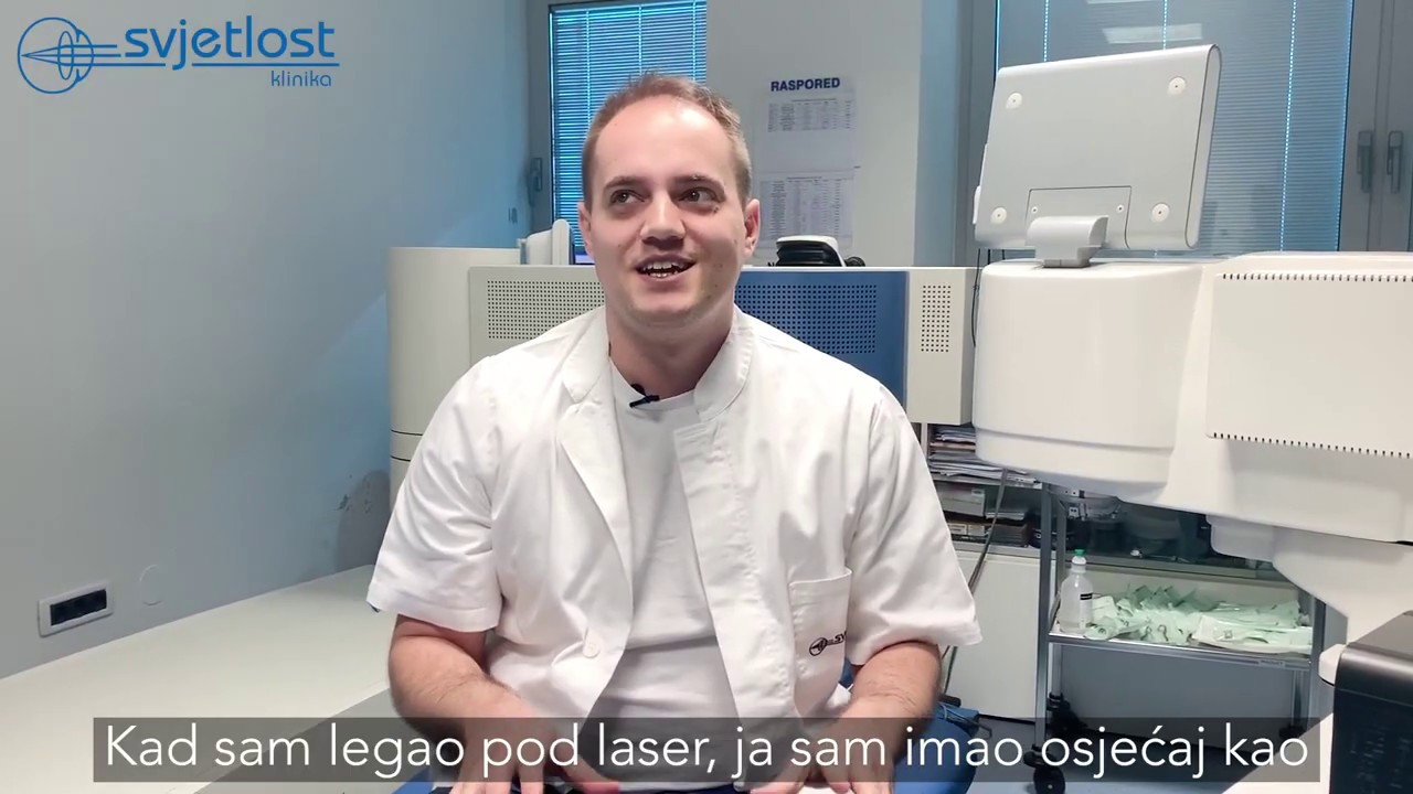 Iskustva naših liječnika nakon laserskog skidanja dioptrije - dr. Ivan Gabrić.