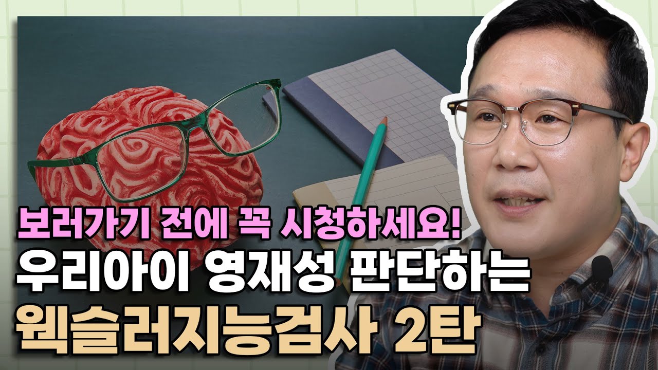 웩슬러 지능검사 파헤치기 2탄! 5가지 영역 확인하고 아이 영재성을 제대로 파악하세요.│학부모 사랑방