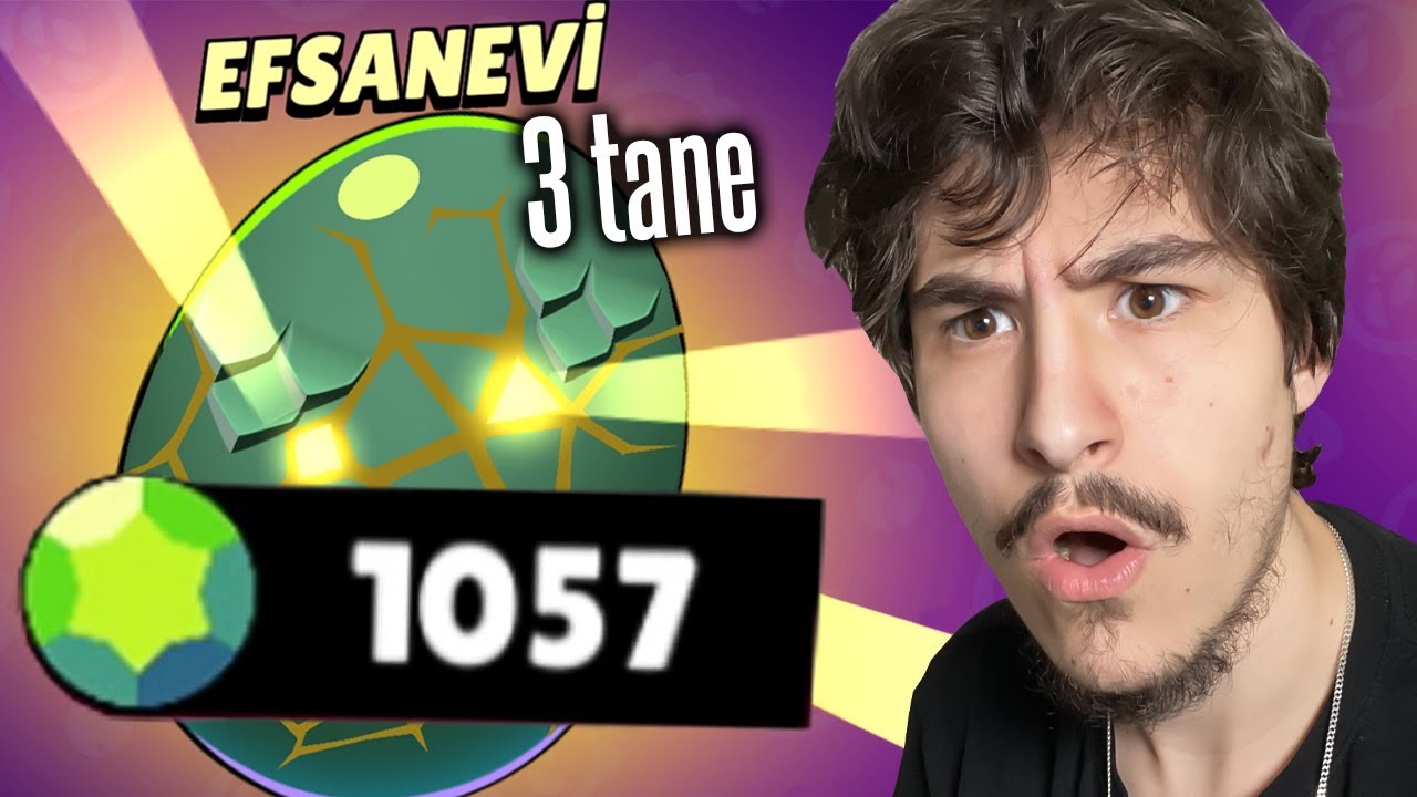 1050 TAŞLIK EFSANEVİ YUMURTA AÇMAK (Brawl Stars)