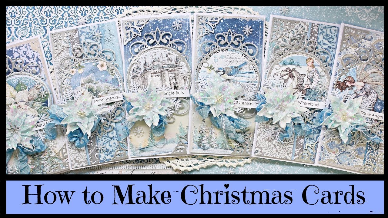 DIY Card Making Tutorial ~ Stamperia Winter Tales Christmas Cards