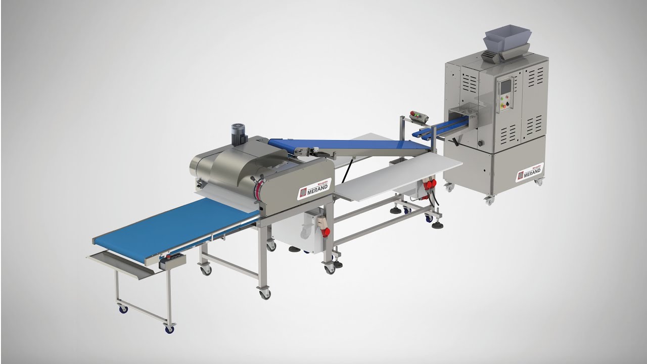 Production de petits pains allong&eacute;s | Rolling Line avec la fa&ccedil;onneuse Armor ABS