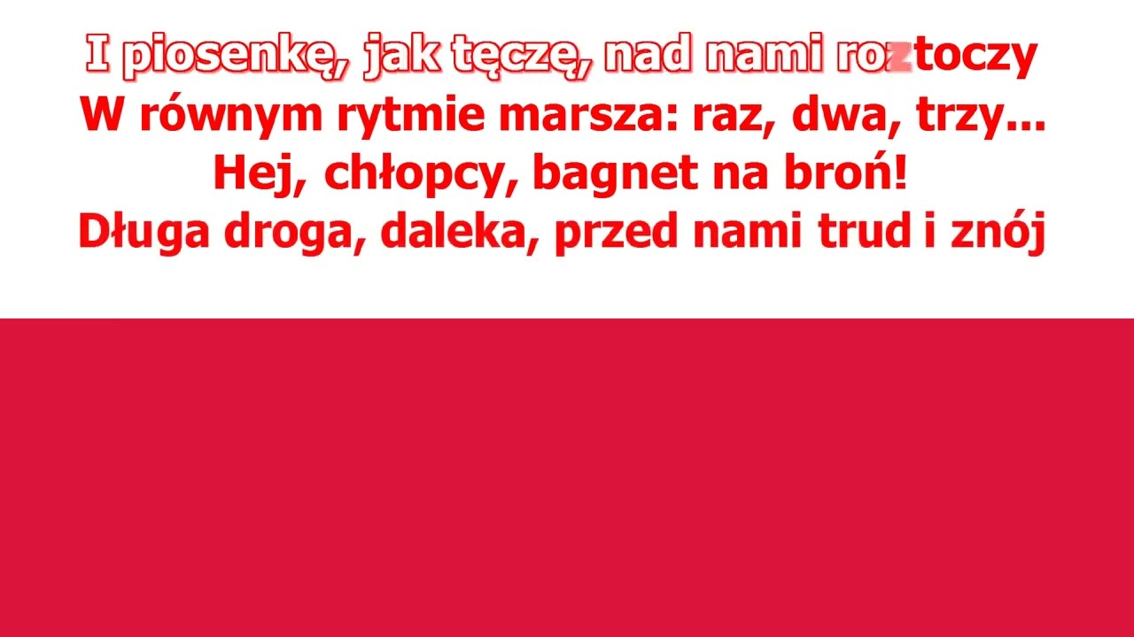 Pieśń Patriotyczna - Hej chłopcy bagnet na broń - z linią melodyczną ( karaoke )