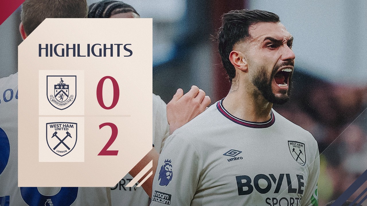 Summerville and Taty Seal Vital Win for Hammers! | Burnley 0-2 West Ham | Premier League Highlights