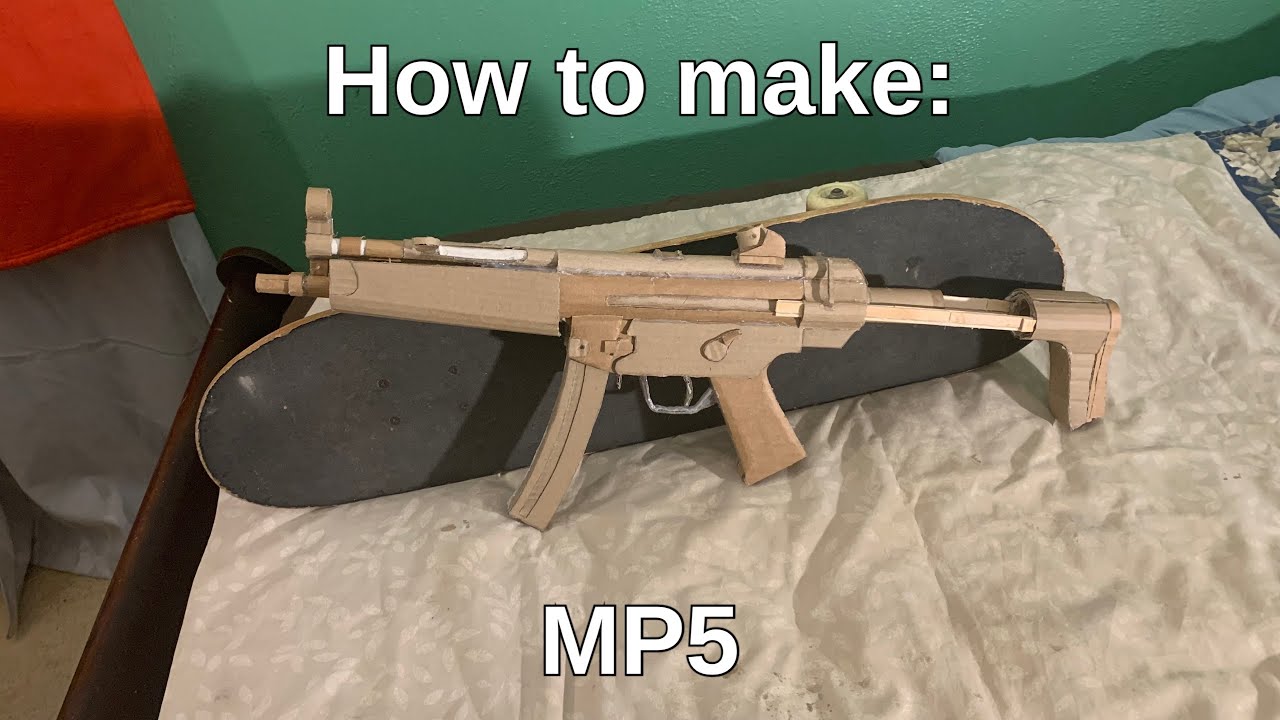 How to make: Cardboard MP5
