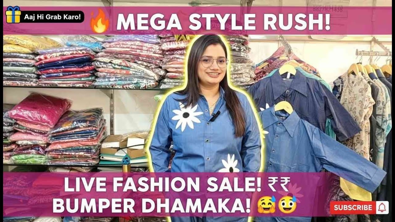 🔥 MEGA STYLE RUSH – LIVE FASHION SALE!