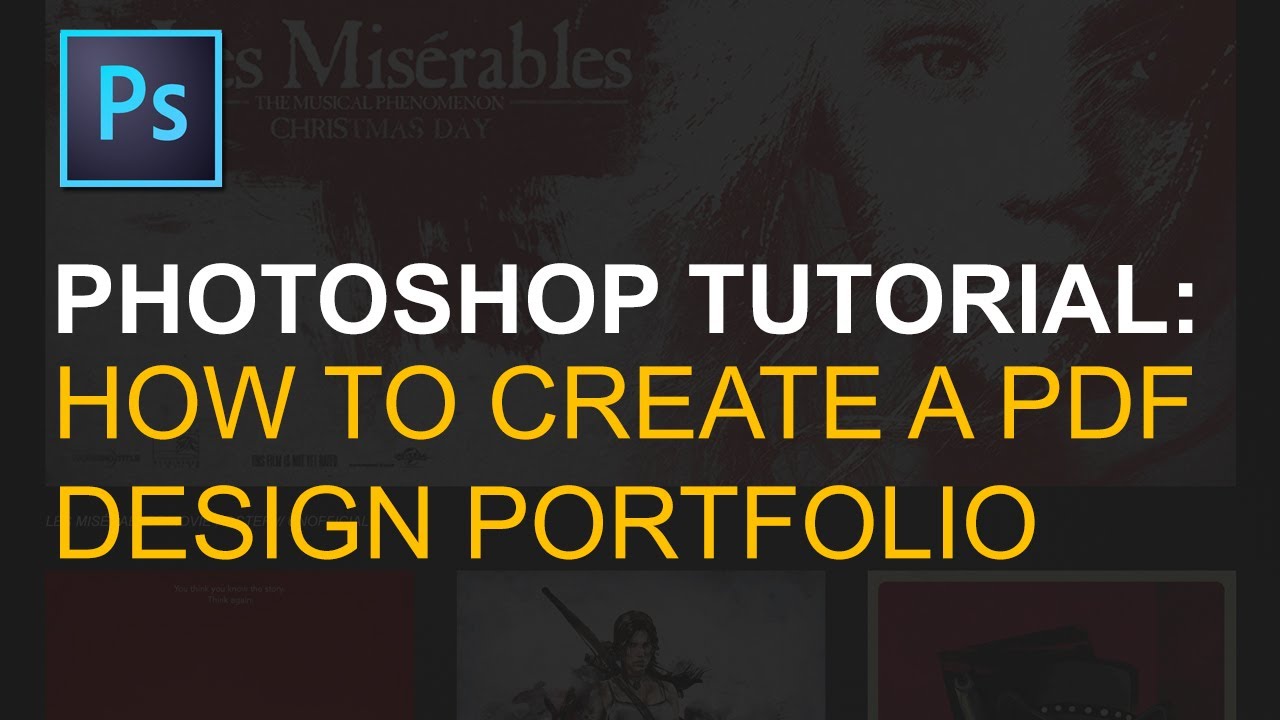 Export Multi Page PDF Portfolio in Adobe Photoshop