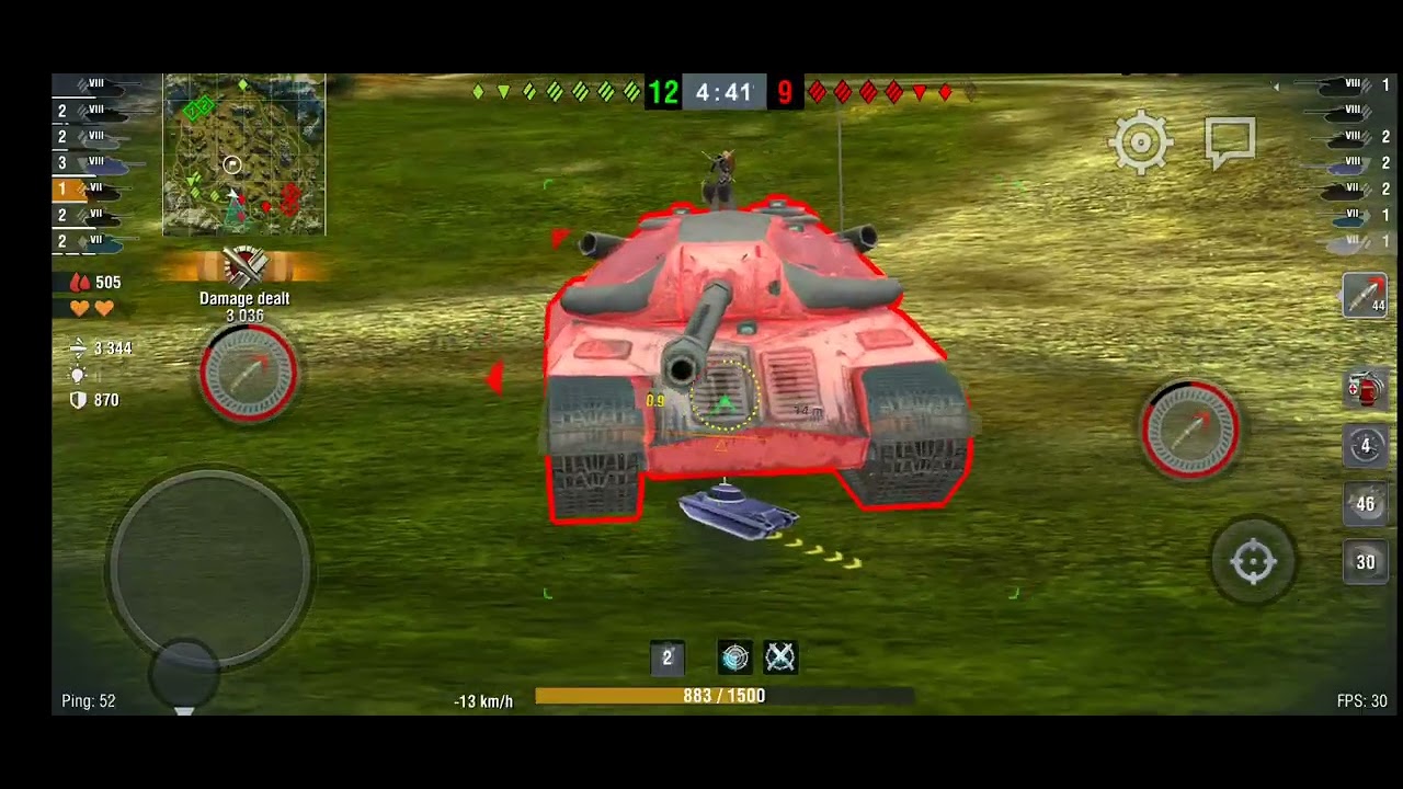 Uprising Tiger I- 3000 damage 1 kill