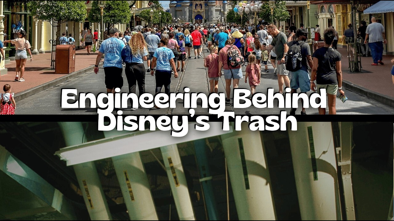 Inside Disney World’s Pneumatic Trash System | A Civil Engineering Deep Dive