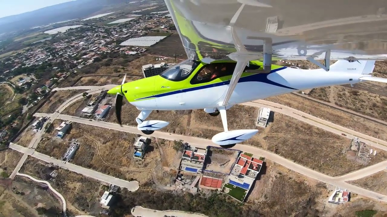 Around the lake in my Tecnam P92