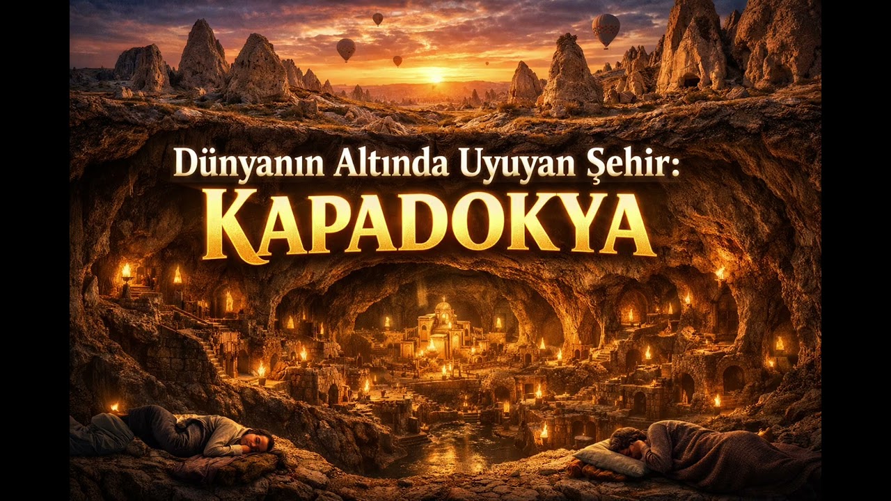 Dünyanın Altında Uyuyan Şehir: Kapadokya | Binlerce Yıllık Gizem