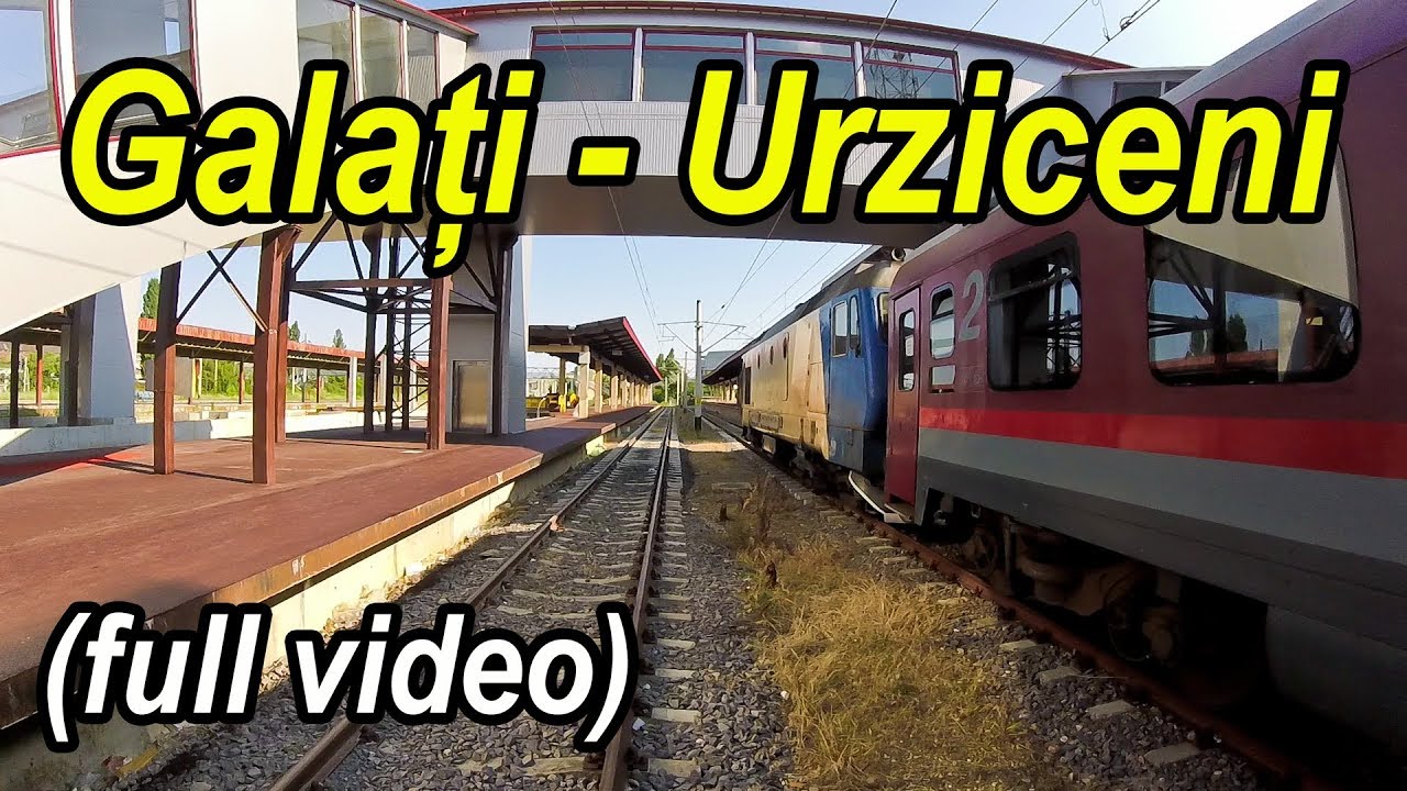 Galati-Urziceni full rearview-Trainride-Zugfahrt