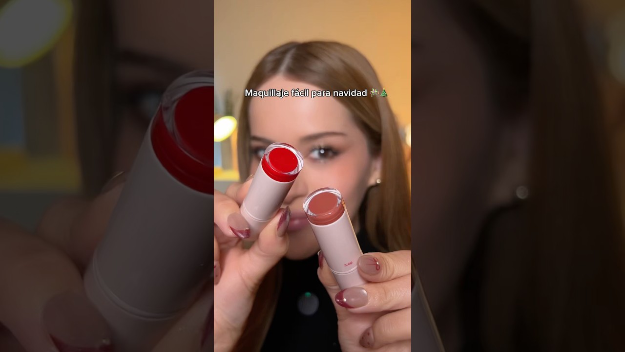 Maquillaje FÁCIL para navidad 🎄✨ 