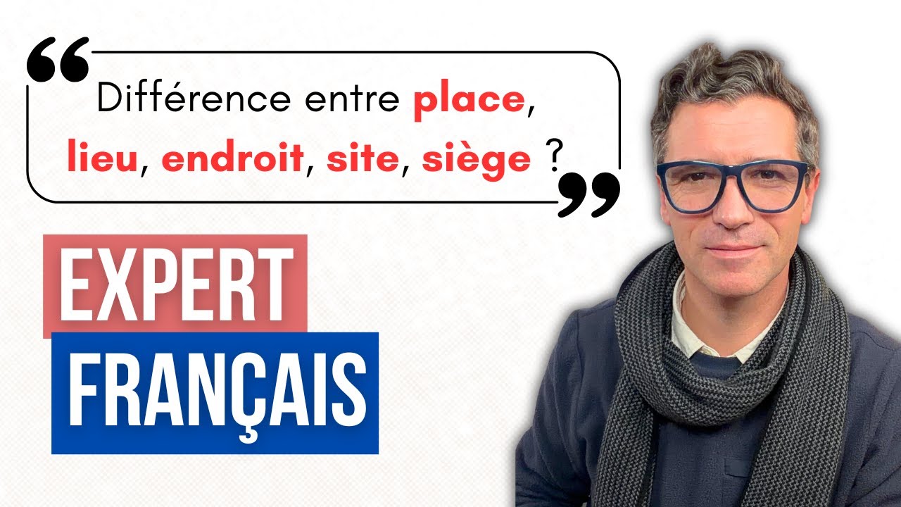 🇫🇷 Vocabulaire AVANCÉ : exprimer un lieu en français