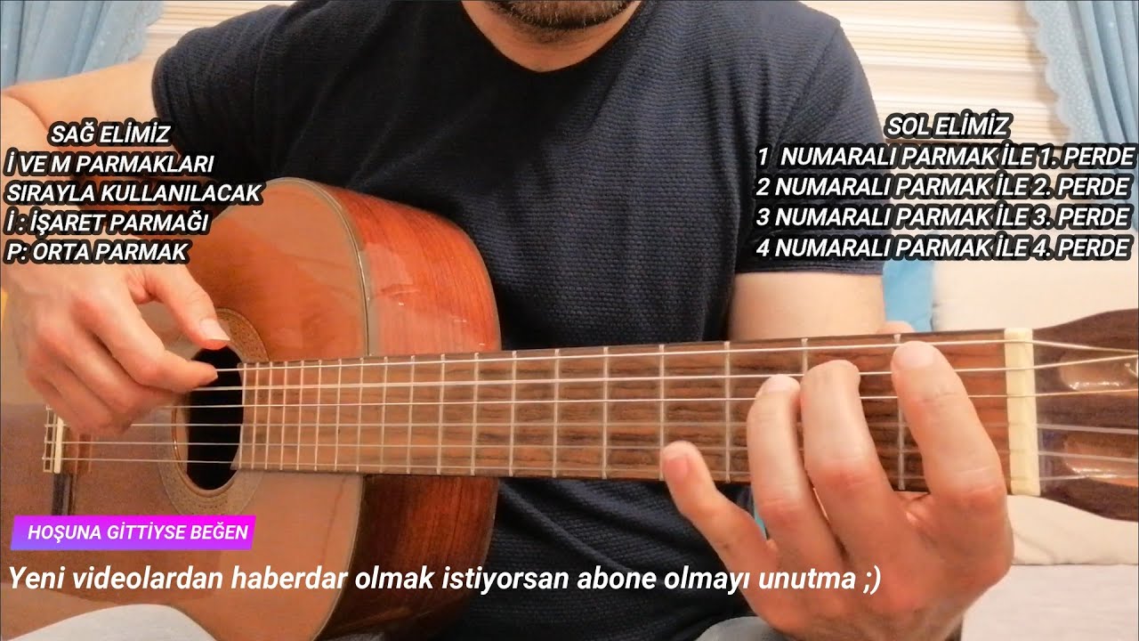 Gitar Dersi - 4. Ders Sol El Alıştırmaları (Yeni Başlayanlar İçin)