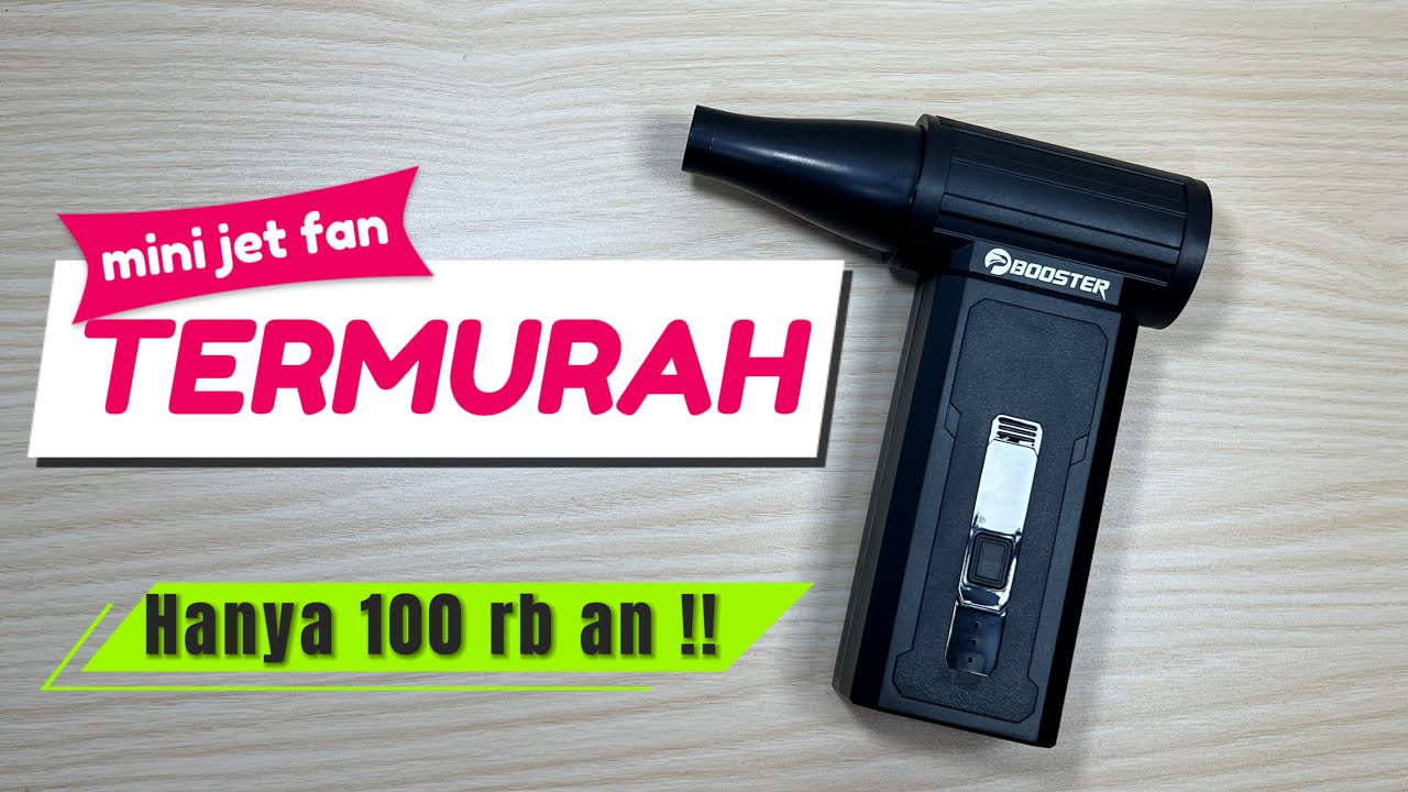 Review & Test Mini Jet Fan Booster W01