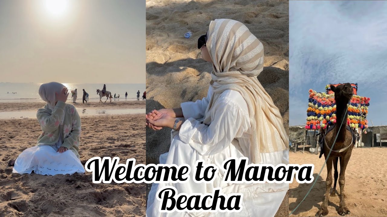 Welcome Too Manora Beach 🏖️ || Have A Great Time || Fariyal and Muskan 🫰
