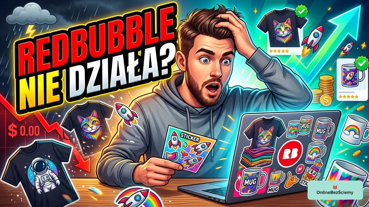 Czy Redbubble naprawdę się nie opłaca? Prawda o print on demand