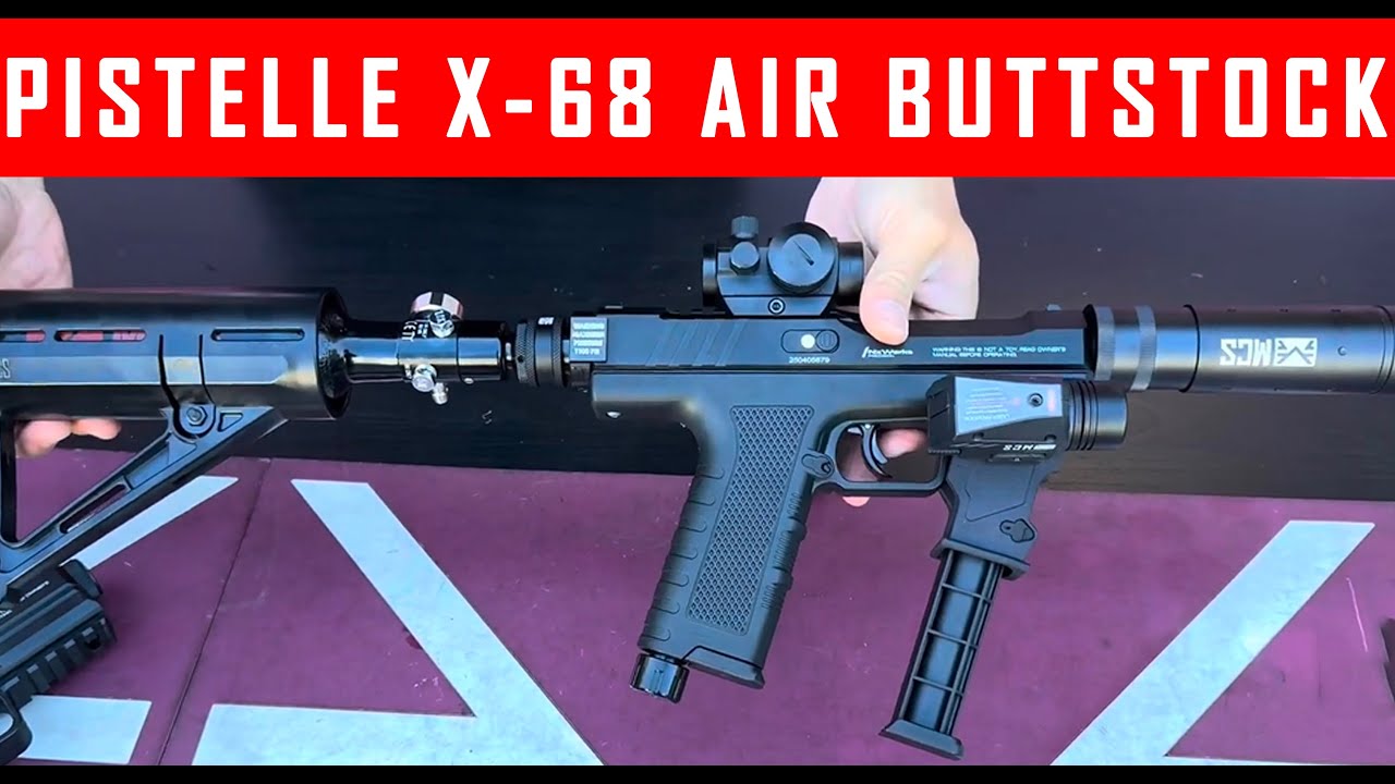 Установка и эксплуатация воздушного адаптера приклада Pistelle X-68 Max Power #defense